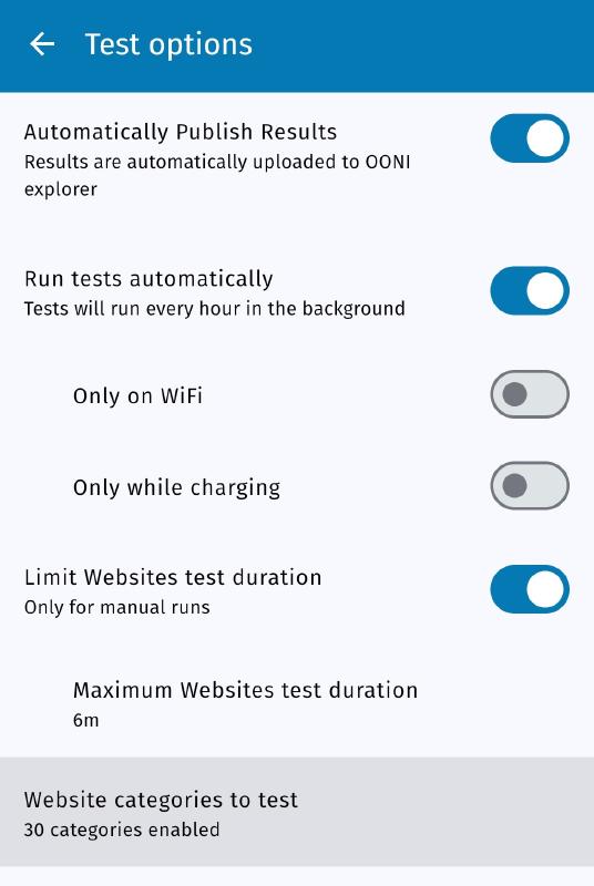 Tap website categories Tap website categories